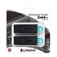 USB stick Kingston DataTraveler Exodia Groen 64 GB 2 pcs - thumbnail