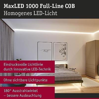 Paulmann MaxLED 1000 71116 LED-strip uitbreidingsset 2500 mm Warmwit 2.5 m