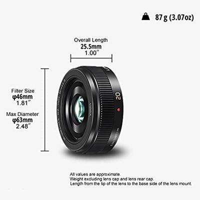 Panasonic Lumix G 20mm F/1.7 II ASPH