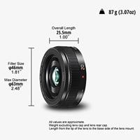 Panasonic Lumix G 20mm F/1.7 II ASPH - thumbnail