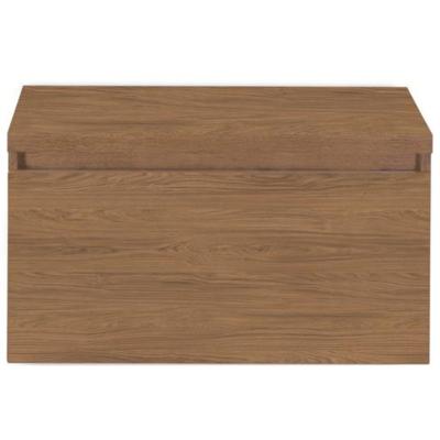 Frozen Badmeubelset 80 cm - Greeplijst in Kleur - Inclusief Wastafelbovenblad Honey