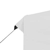 Partytent professioneel inklapbaar 2x2 m aluminium wit - thumbnail