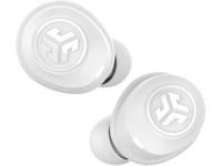 JLab JBuds Air Bluetooth-hoofdtelefoon, draadloze hoofdtelefoon met USB-oplaadetui, IP55 zweetbestendigheid en EQ3 Custom Audio, Bluetooth-koptelefoon met meer dan 24 uur afspeeltijd, wit - thumbnail
