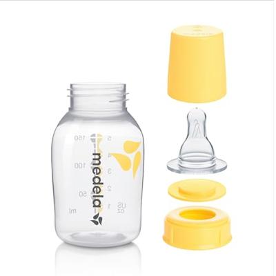 Medela Fles Moedermelk Plast Met Speen Slow Flow