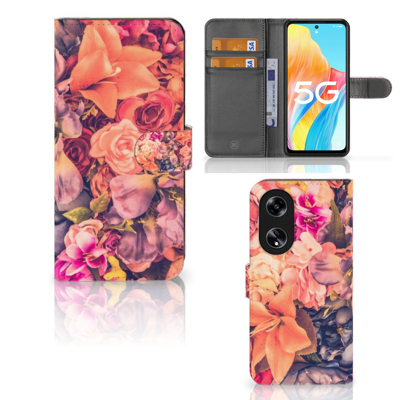 OPPO Reno8 T 5G Hoesje Bosje Bloemen OPPO Reno8 T 5G Hoesje Bosje Bloemen