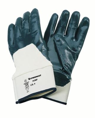 Promat/Tecwerk Handschoen | Neckar | maat 10 blauw | gedeeltelijke nitrilcoating | EN 388 PSA-categorie II - 4000371273