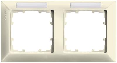 Siemens 5TG25821 Frame 2-voudig Delta Wit Schakelmateriaal 1 stuk(s)