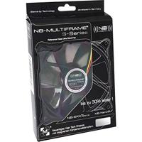 NoiseBlocker M12-2 PC-ventilator Zwart, Transparant (b x h x d) 120 x 120 x 25 mm - thumbnail