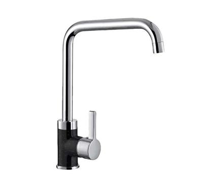 PYRAMIS SILVIO DUO graniet zwarte mengkraan