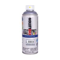 Sprayverf Pintyplus Evolution RAL 9006 Waterbasis White Aluminium 400 ml - thumbnail