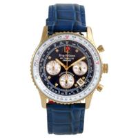 Krug Baumen Air Traveller Diamond 400207DS Heren Horloge 40mm 3 ATM - thumbnail