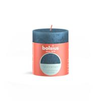 Bolsius Shimmer Stompkaars 8x6.8 cm Blauw - thumbnail