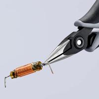 Knipex 34 52 130 ESD Platte rondbektang ESD Chroom-vanadium kogellagerstaal 130 mm - thumbnail