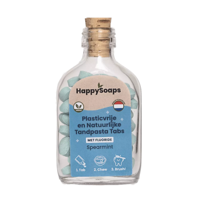 Happysoaps Fluoride Tandpasta Spearmint Tabs