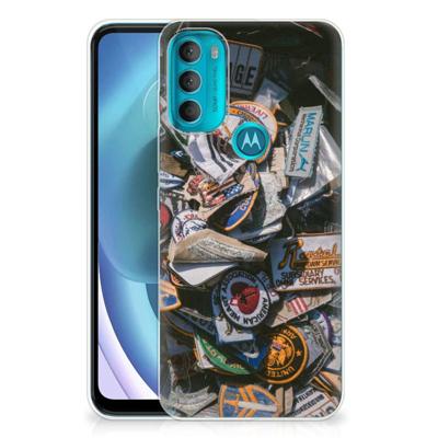 Motorola Moto G71 5G | Siliconen hoesje | met foto Badges