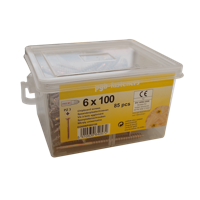 pgb-Europe PGB-FASTENERS | Spaanplaatschroef VZK Ø 4x40 GZn/Em. 455 | 455 st - GG60WP040040 - thumbnail