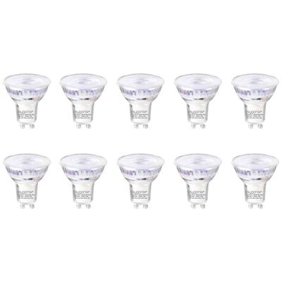 Sygonix SY-5237738 LED-lamp Energielabel E (A - G) GU10 Reflector 3.6 W = 50 W Warmwit (Ø x h) 50 mm x 54 mm Niet dimbaar 10 stuk(s)