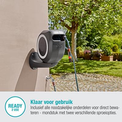 GARDENA Wandslangenbox RollUp M Slanghaspel - thumbnail