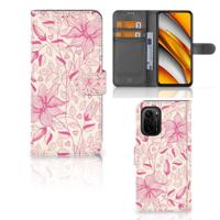 Poco F3 | Xiaomi Mi 11i Hoesje Pink Flowers - thumbnail