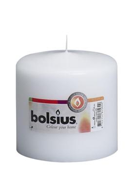 Bolsius stompkaars 10x10 cm wit