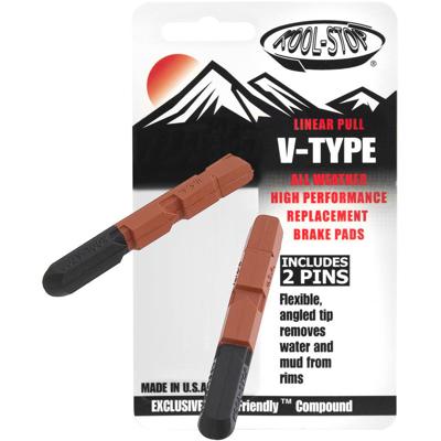 Koolstop remblok v-brake replacement pad set dual compound