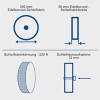 Scheppach Natslijpmachine 250 mm Tiger 7000S - 5903206901 5903206901 - thumbnail