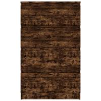 Dressoir 60x35x98,5 cm bewerkt hout gerookt eikenkleurig - thumbnail