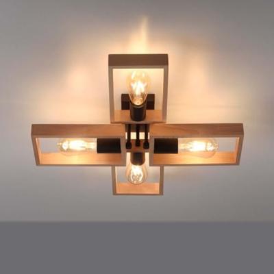 Just Light Landelijke plafondlampFranky 4-lichts - 15656-18