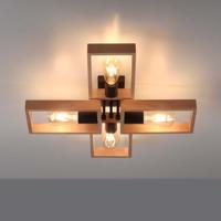 Just Light Landelijke plafondlampFranky 4-lichts - 15656-18 - thumbnail