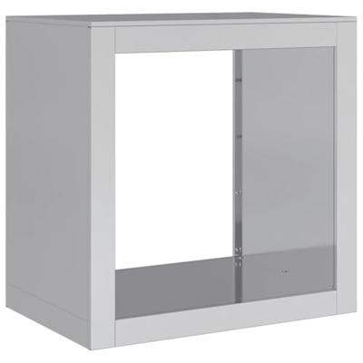 Haardhoutrek 60x40x60 cm gegalvaniseerd staal