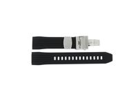 Horlogeband Seiko SSE015J1 / 8X82-0AC0 / R01Z011J0 Rubber Zwart 22mm - thumbnail
