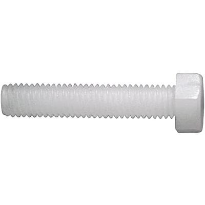 TOOLCRAFT 830254 Zeskantbout M5 20 mm Buitenzeskant DIN 933 Kunststof, Polyamide 10 stuk(s)