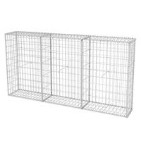 VidaXL Gabion mand 200x30x100 cm gegalvaniseerd staal - thumbnail