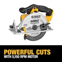 DeWALT DCS391N Accu cirkelzaag 165mm 18V XR Basic Body - thumbnail