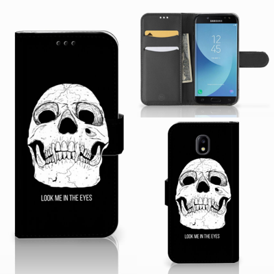 Telefoonhoesje met Naam Samsung Galaxy J5 2017 Skull Eyes Telefoonhoesje met Naam Samsung Galaxy J5 2017 Skull Eyes