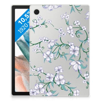 Samsung Galaxy Tab A8 2021/2022 Uniek | Siliconen hoesje | Blossom White
