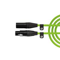 Rode XLR-3M Green premium XLR-kabel 3 meter - thumbnail