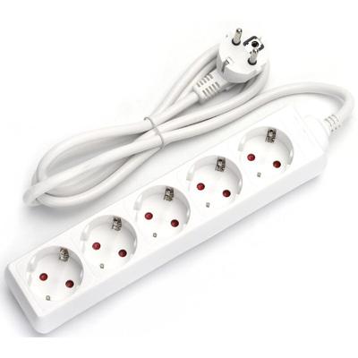 Stekkerdoos Verlengsnoer 3680W - 5 Stopcontacten - 1.5m - Wit | Nederland
