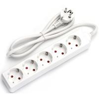 Stekkerdoos Verlengsnoer 3680W - 5 Stopcontacten - 1.5m - Wit | Nederland - thumbnail