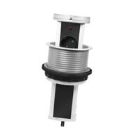 LogiLink LPS235A Stopcontact (inbouw) Aanraakbeveiliging Zilver-zwart - thumbnail