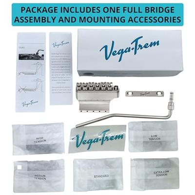 VegaTrem VT1 UltraTrem 2-Points Stainless Steel Satin brug voor elektrische gitaar