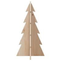 VidaXL Kerstdecoratie kerstboom 59,5 cm massief grenenhout - thumbnail