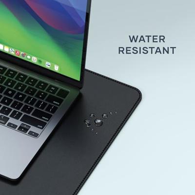 Satechi Vegan-lederen premium desk mat - Black - thumbnail