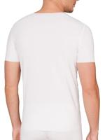 Business heren ondershirt - Naadloos laser cut - Perfect shirt voor onder je overhemd - Schijnt niet door - Diepe hals - thumbnail