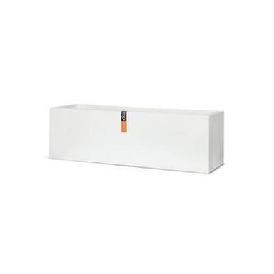 Capi Europe Bloembak rechthoek laag Terrazzo - 100x40x40 - Wit Capi Europe Bloembak rechthoek laag Terrazzo - 100x40x40 - Wit
