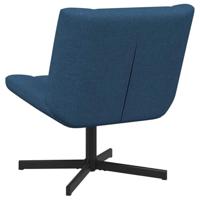 Draaistoel Blauw Stof - thumbnail