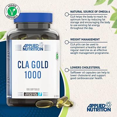 Applied Nutrition CLA Gold 1000 (100 softgels) Applied Nutrition CLA Gold 1000 (100 softgels)