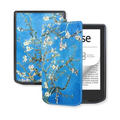 Lunso PocketBook Verse / Verse Pro / Verse Color Slim hard case hoes (6 inch) - sleepcover - Van Gogh Amandelbloesem