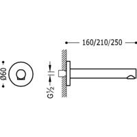 Tres Max Uitloop 250mm 16117102 - thumbnail