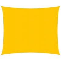 VidaXL Zonnezeil 160 g/m² vierkant 5x5 m hdpe geel - thumbnail